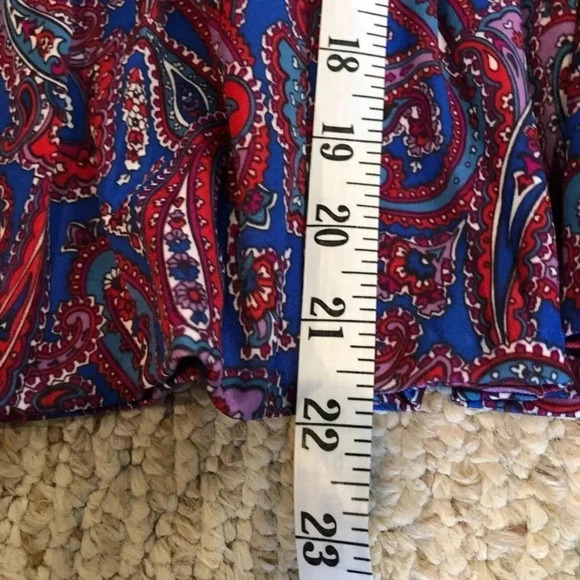 Blue and Purple Long Sleeve Dress - Picture 14 of 15